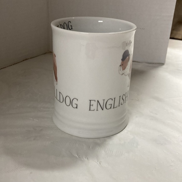 English Bulldog Mug Cup by Julianna Swaney For Fringe Ceramic Mug Cup White 14oz - Picture 3 of 7